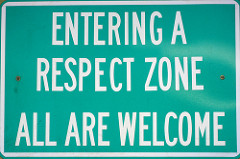 Respect sign